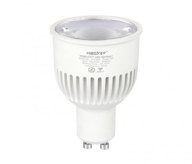 ZIGBEE 6W RGB+CCT GU10 1