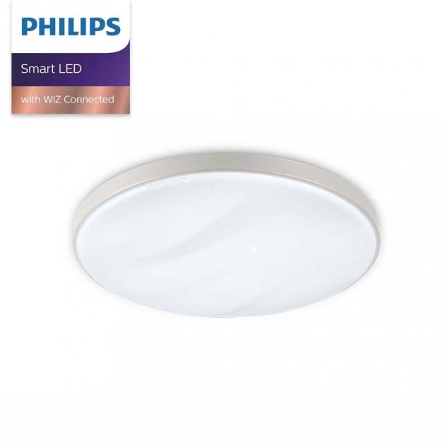 Philips 飛利浦 Wi-Fi WiZ 美妍智慧 LED吸頂燈 銀色 1