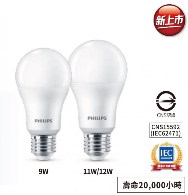 Philips 飛利浦 LED球泡燈-易省泡-G2 1