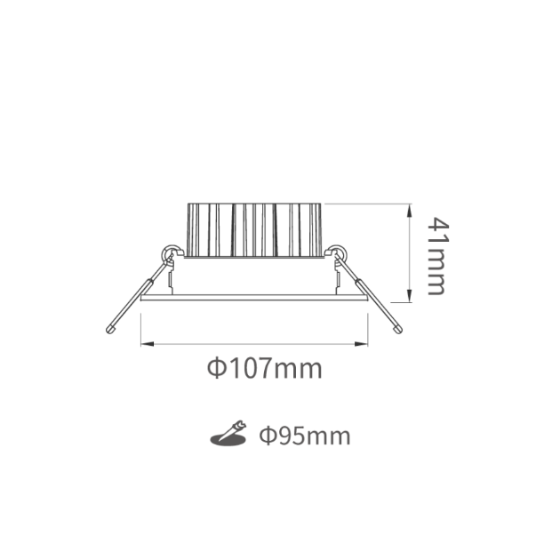 投射型 LED 崁燈｜聚光設計｜重點照明首選 3