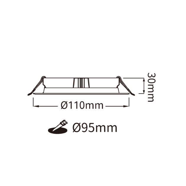 微波感應 LED 崁燈｜自動感應｜智慧節能照明 3